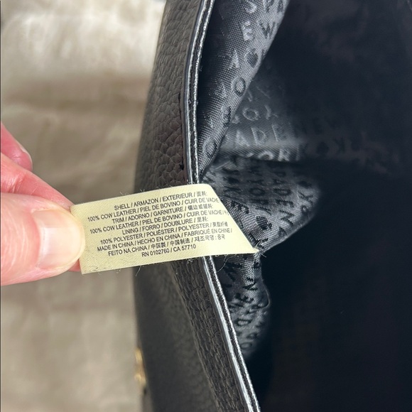 Kate Spade Black Pebbled Leather Bow Shoulder/ Crossbody Bag - Picture 13 of 14